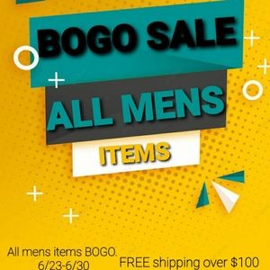 BOGO MENS ITEMS